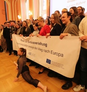 Feierliche Europassverleihung im Rathaus Schoeneberg November 2022 - Leopold-Ullstein-Schule